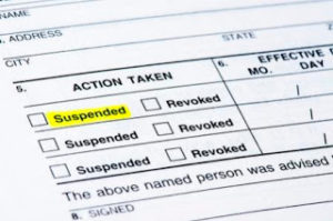 Suspended Ticket
