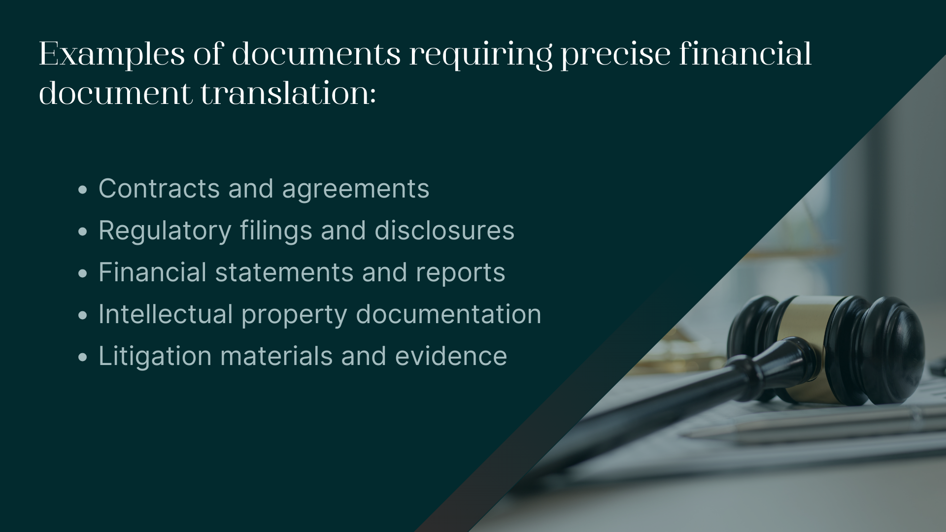 Financial Translation Services